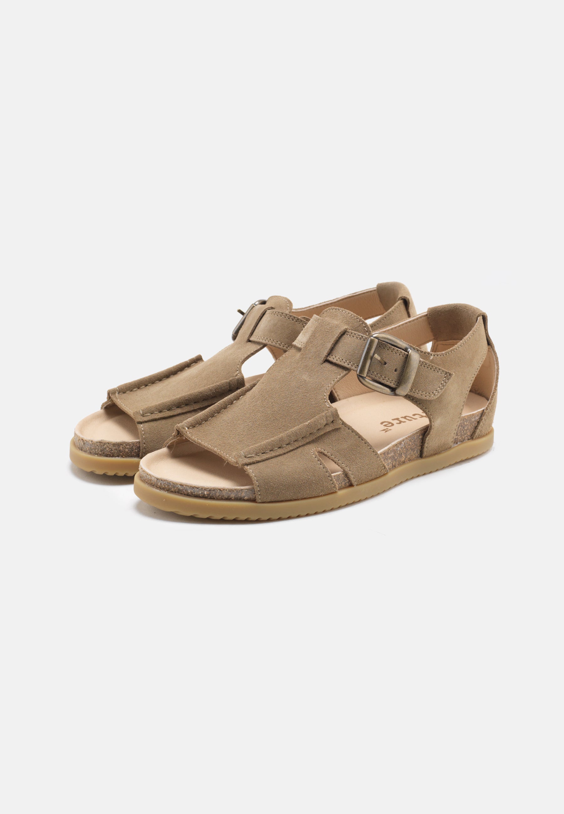 Nature Footwear Lene Sandal Suede Sandal 157 Moonrock