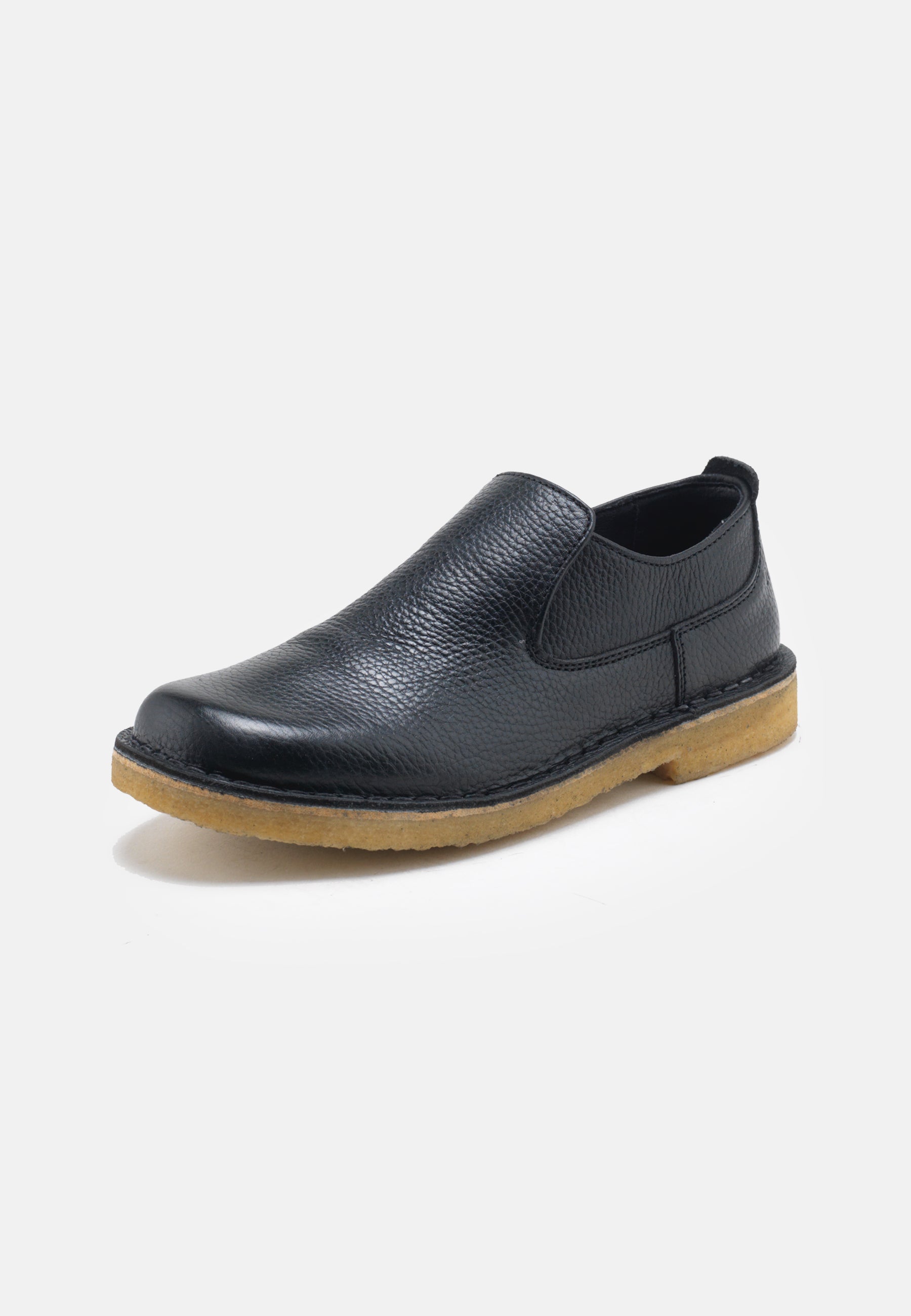 Nature Footwear Lisa Sko Leather Slip on 002 Black