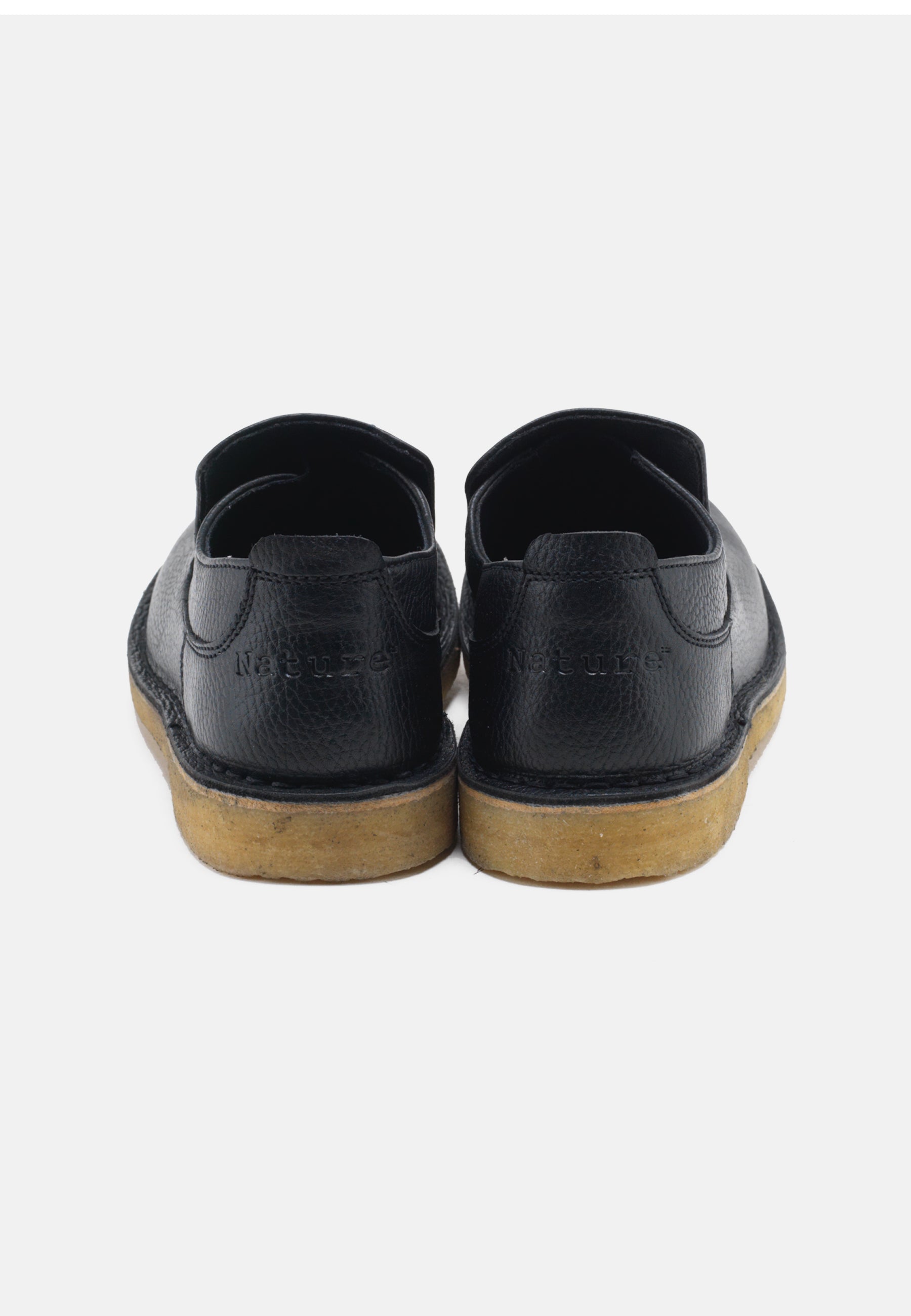 Nature Footwear Lisa Sko Leather Slip on 002 Black