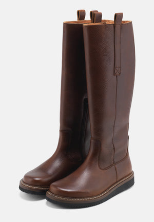Nature Footwear Liv Støvle Leather Boot 114 Tobacco