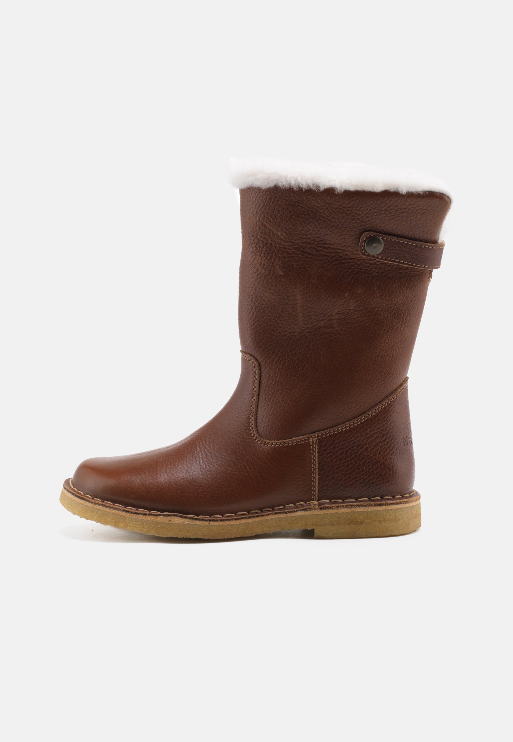 Nature Footwear Louise Varmforet Støvle Leather Boot 114 Tobacco