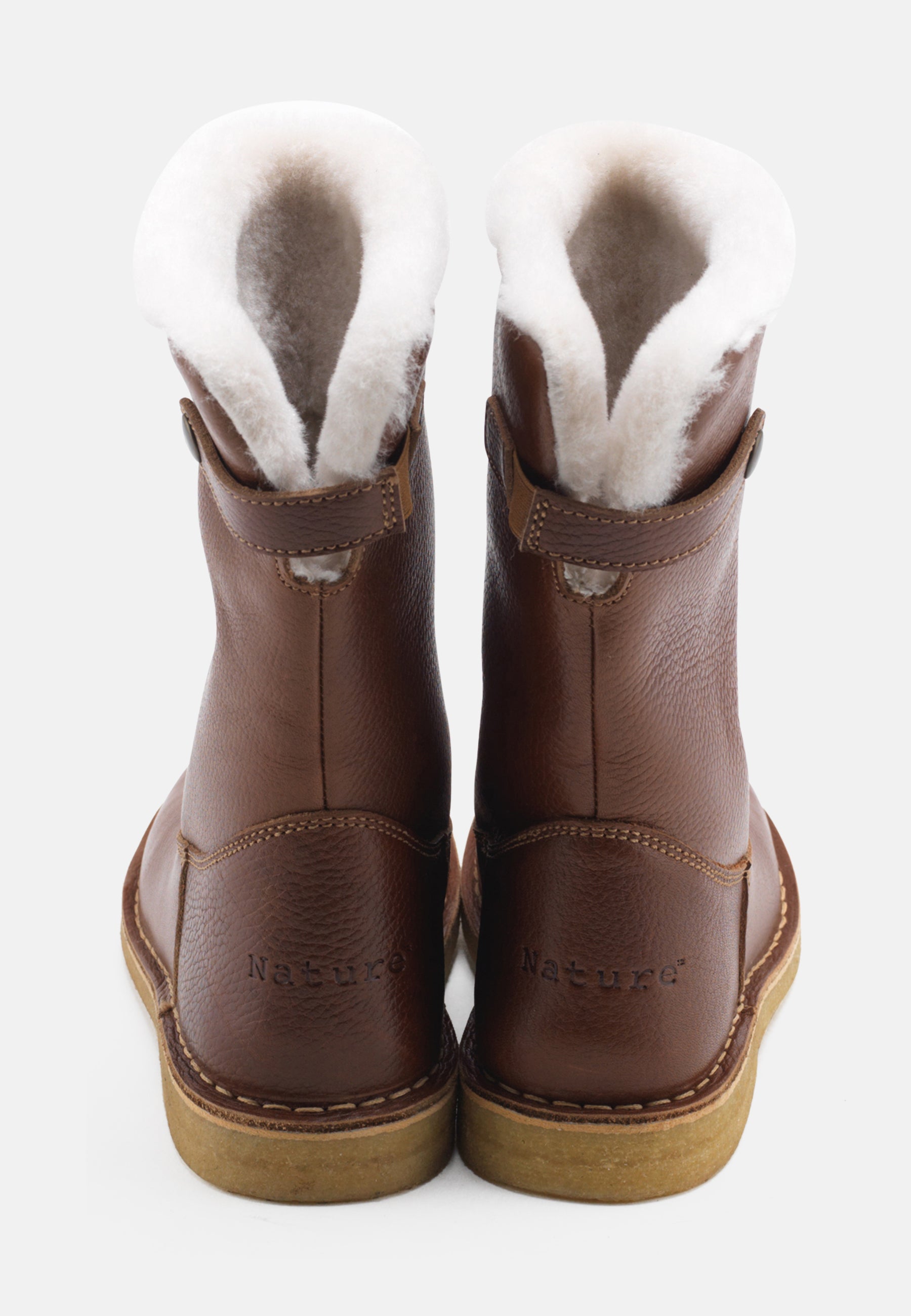 Nature Footwear Louise Varmforet Støvle Leather Boot 114 Tobacco