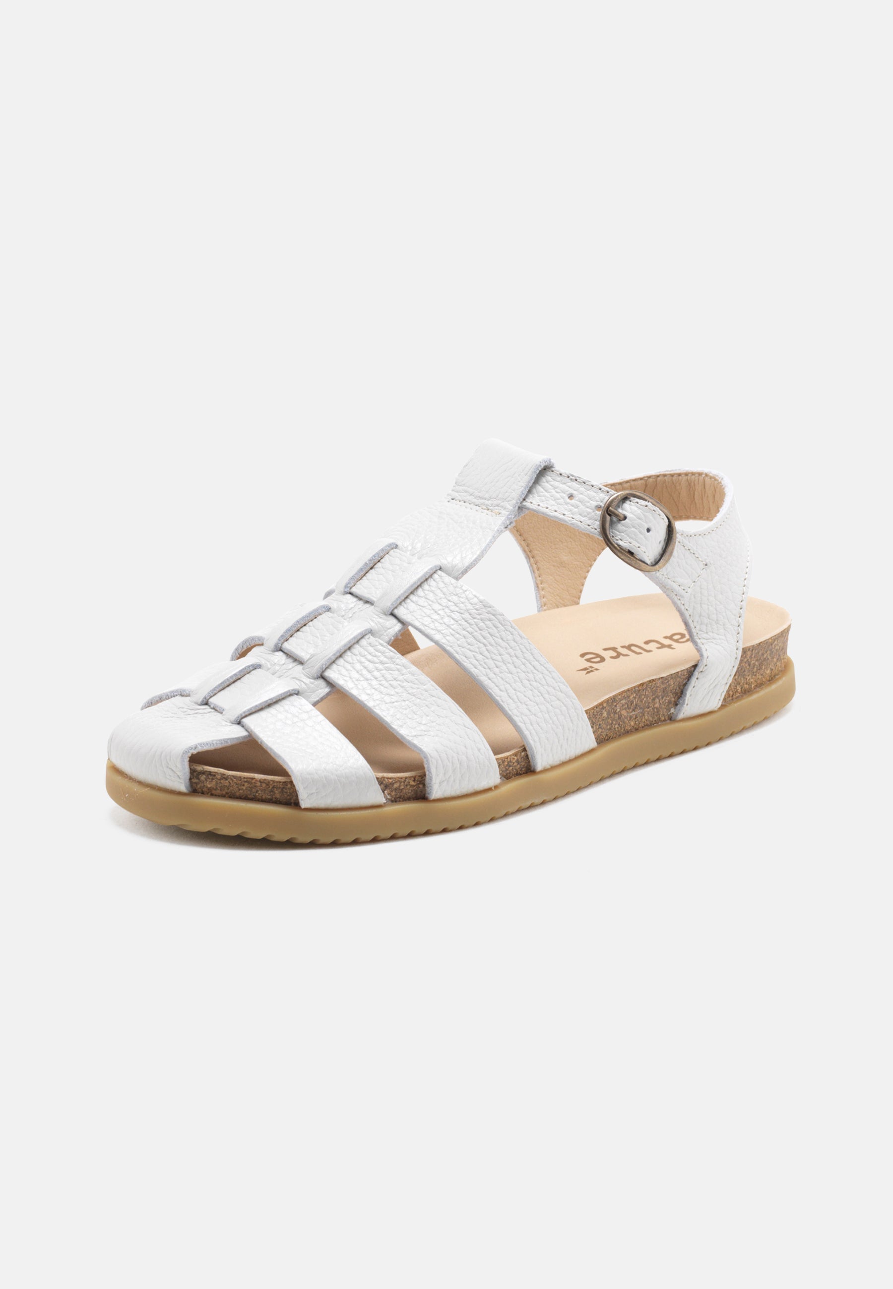 Nature Footwear Malene Sandal Leather Sandal 122 Off White
