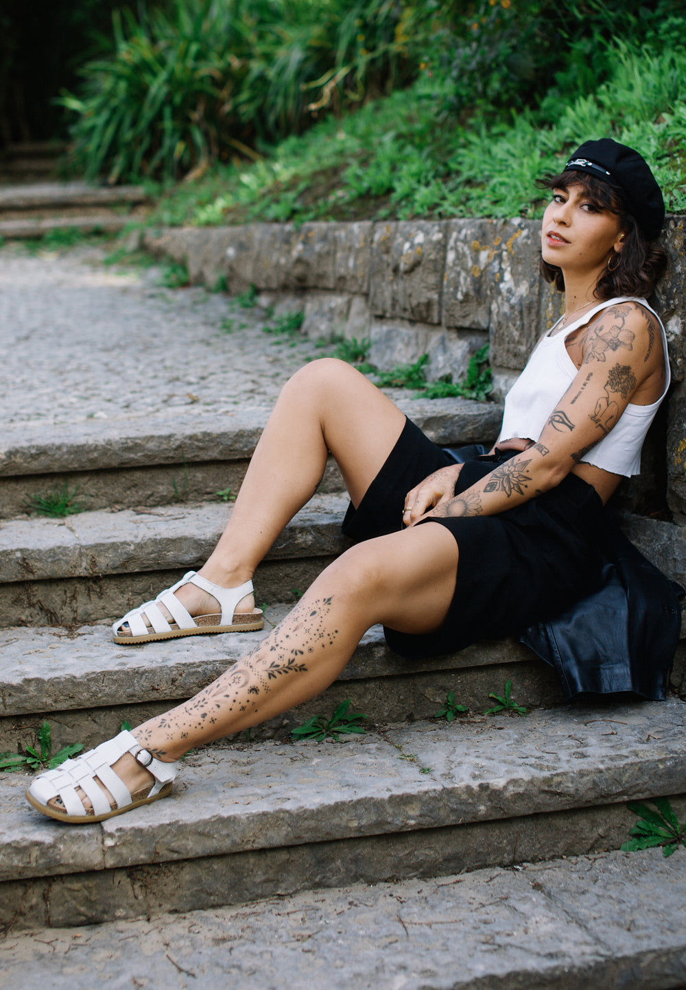 Nature Footwear Malene Sandal Leather Sandal 125 Sky