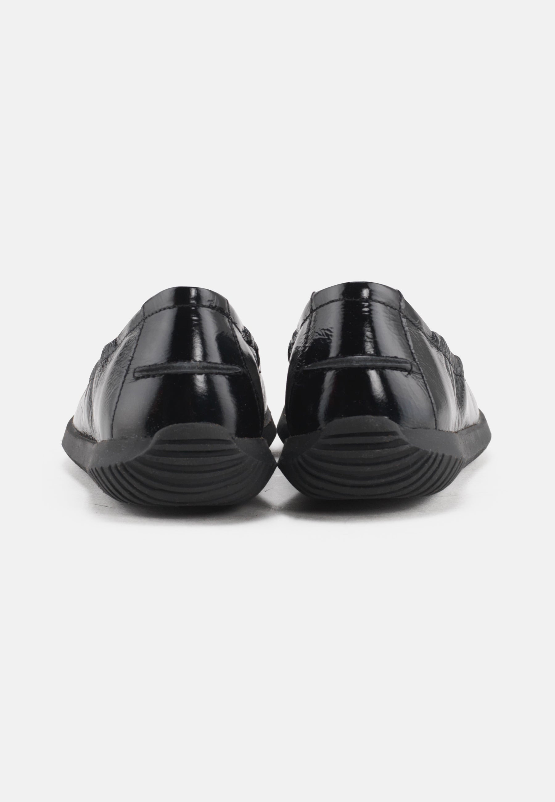 Nature Footwear Marie Ballerina Lak læder i farve Black med naturgummisål