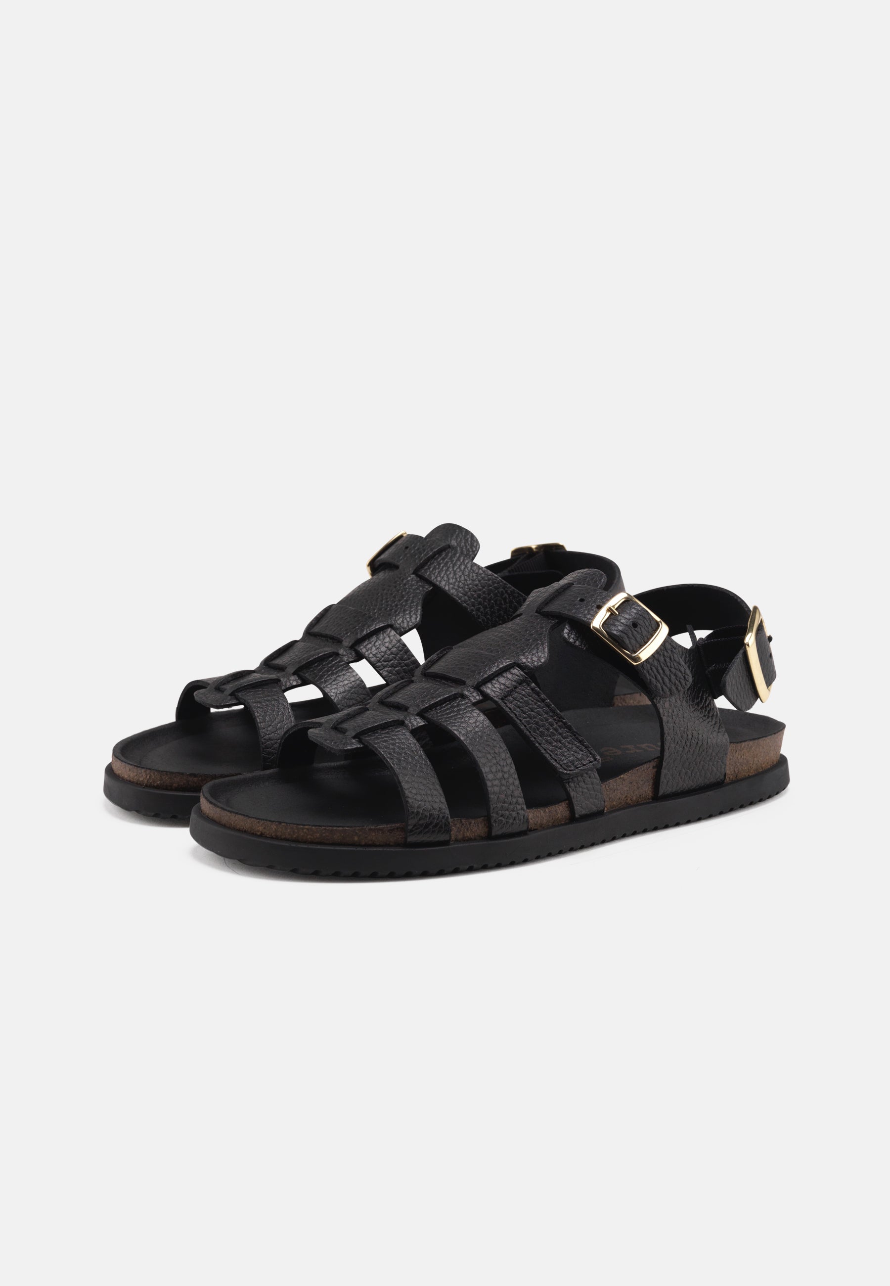 Nature Footwear Mette Sandal Leather Sandal 002 Black