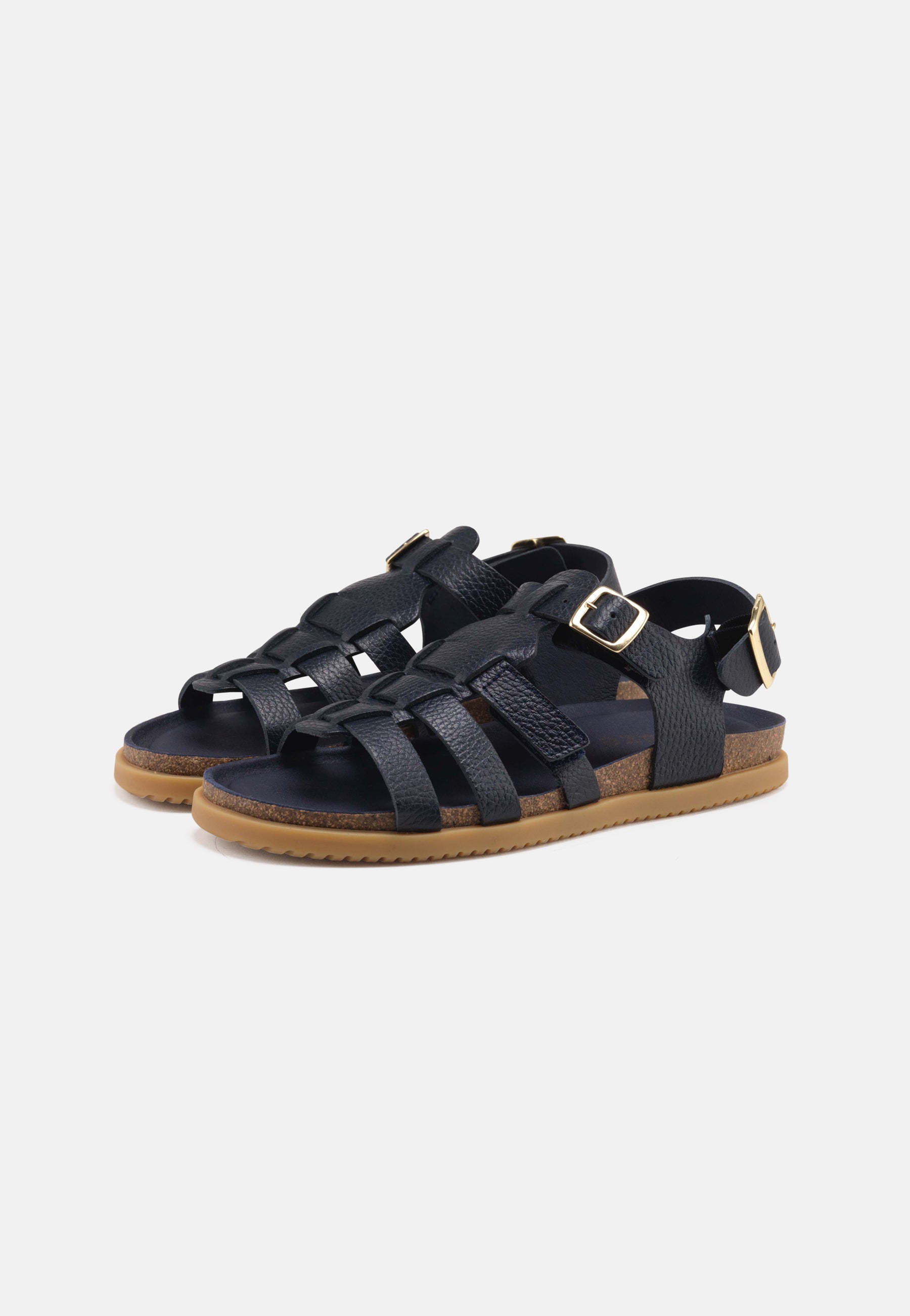 Nature Footwear Mette Sandal Leather Sandal 004 Navy