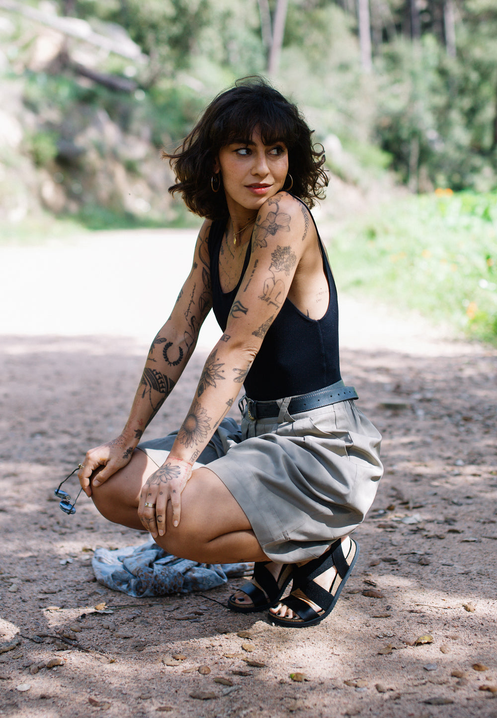 Nature Footwear Mona Sandal Leather Sandal 002 Black