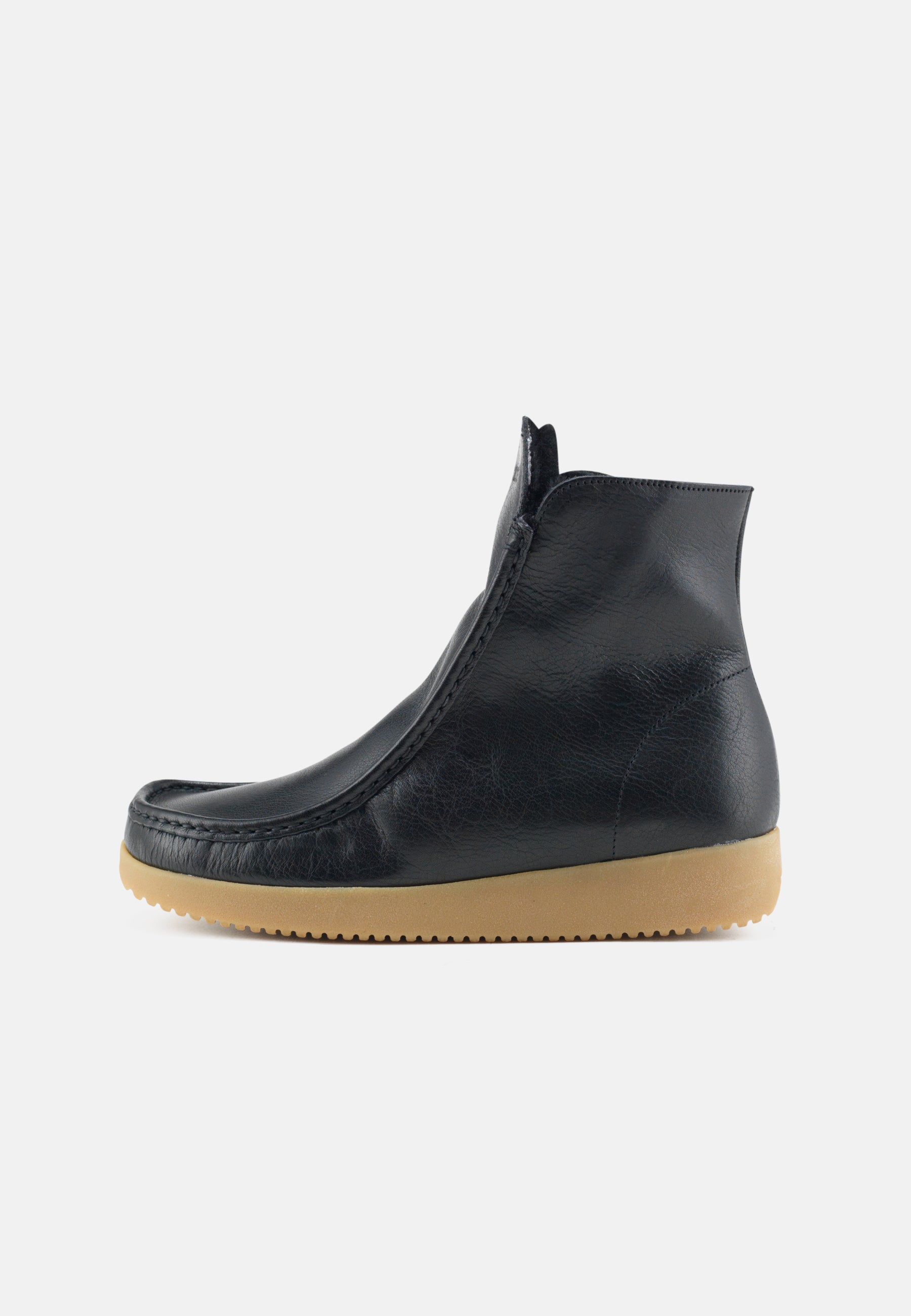 Nature Footwear Nanna Varmforet Støvle Leather Boot 002 Black