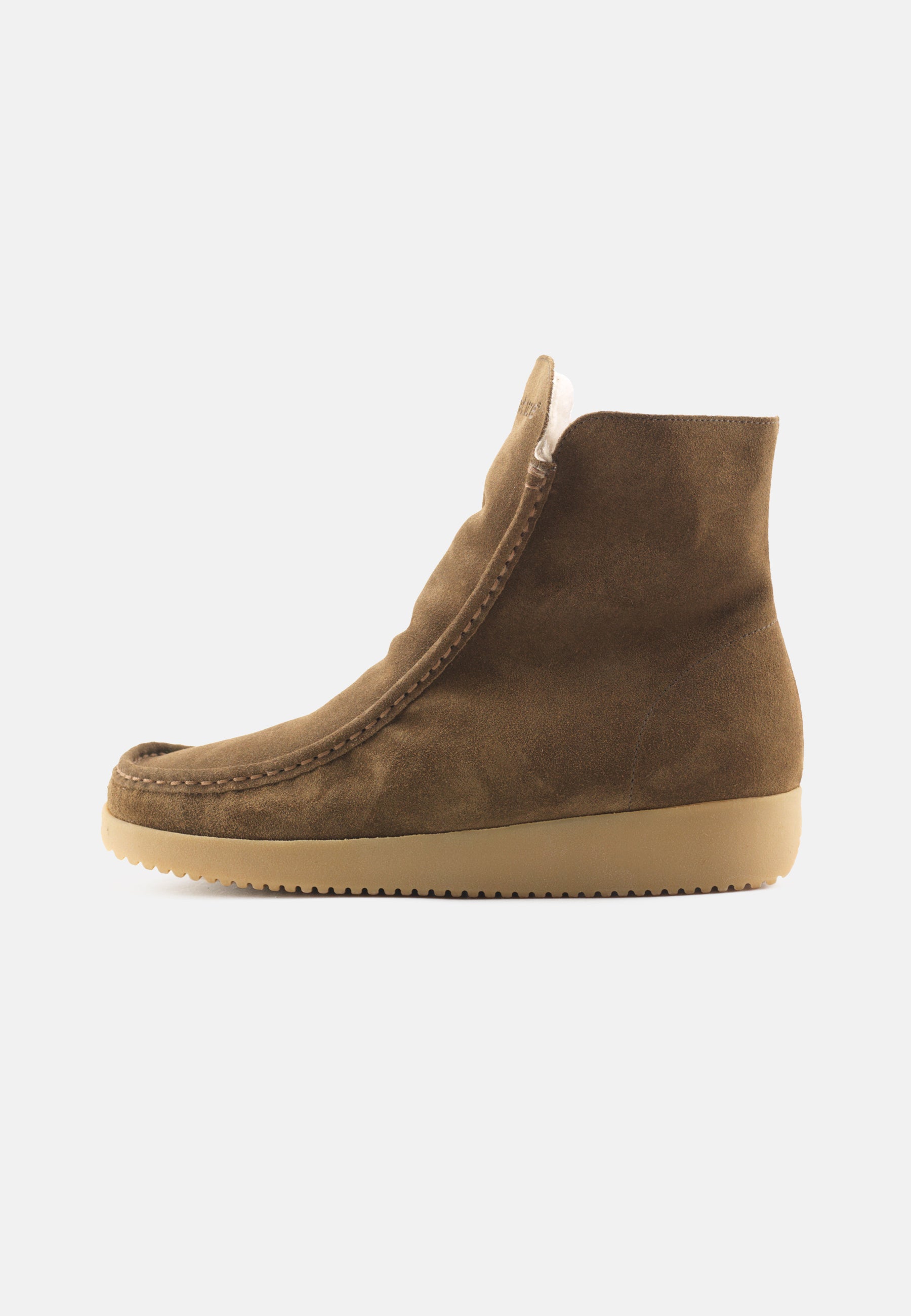 Nature Footwear Nanna Varmforet Støvle Luxe Suede Warm linned Boot 103 Olive