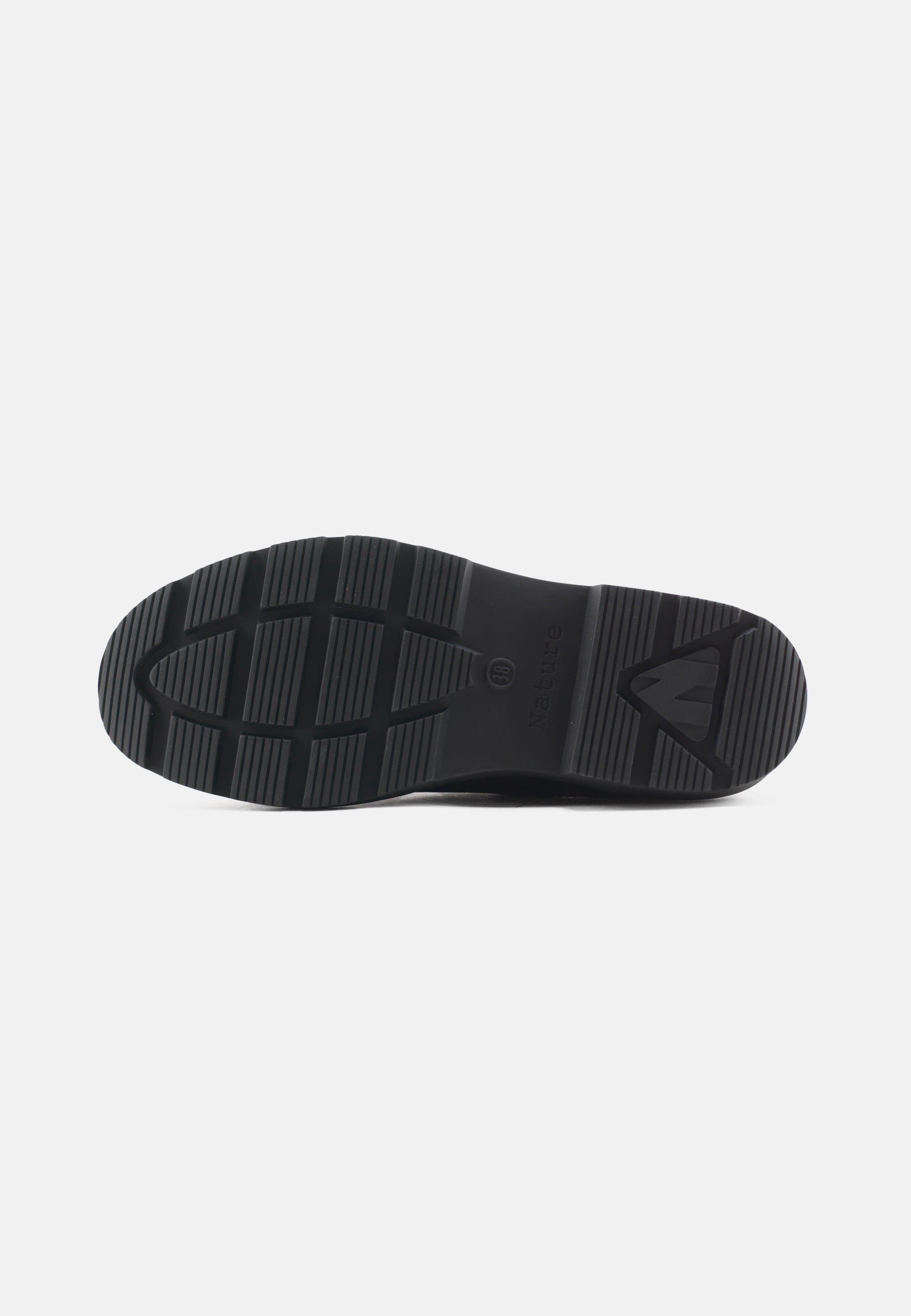 Nature Footwear Nora Støvle med elastik i siderne i Oil Nubuck læder farve Black med sål af naturgummi