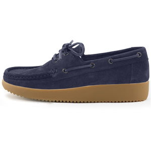 Nature Footwear Sally Loafer Suede Shoe 004 Navy