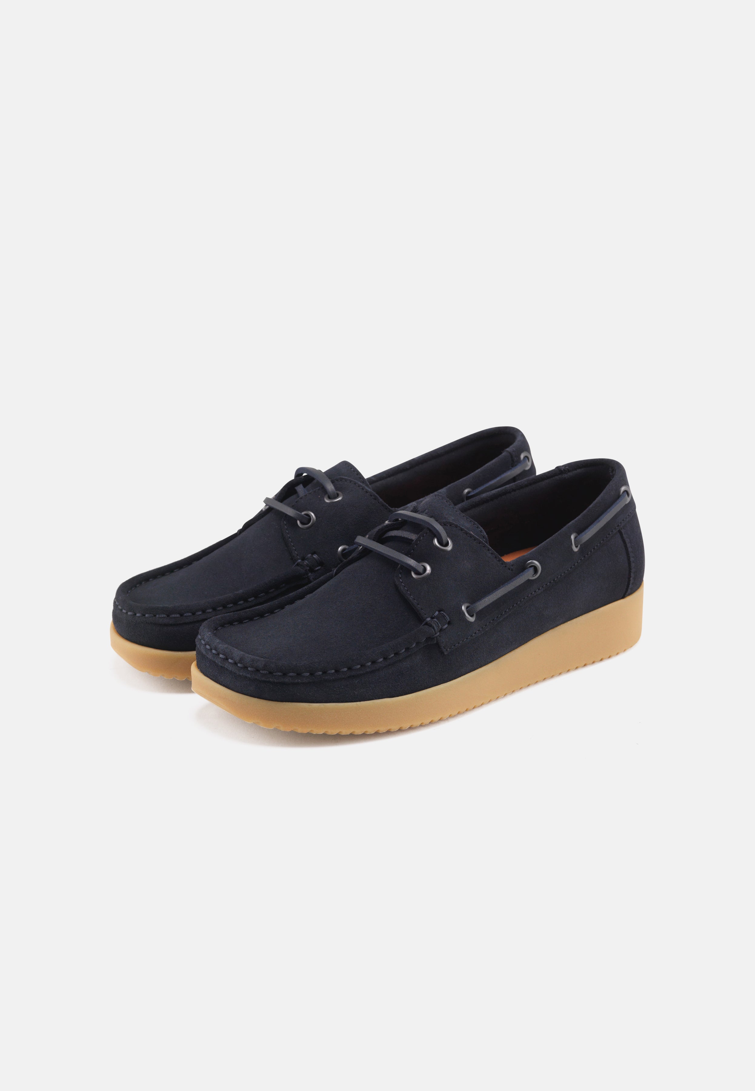 Nature Footwear Sally Loafer Suede Shoe 004 Navy