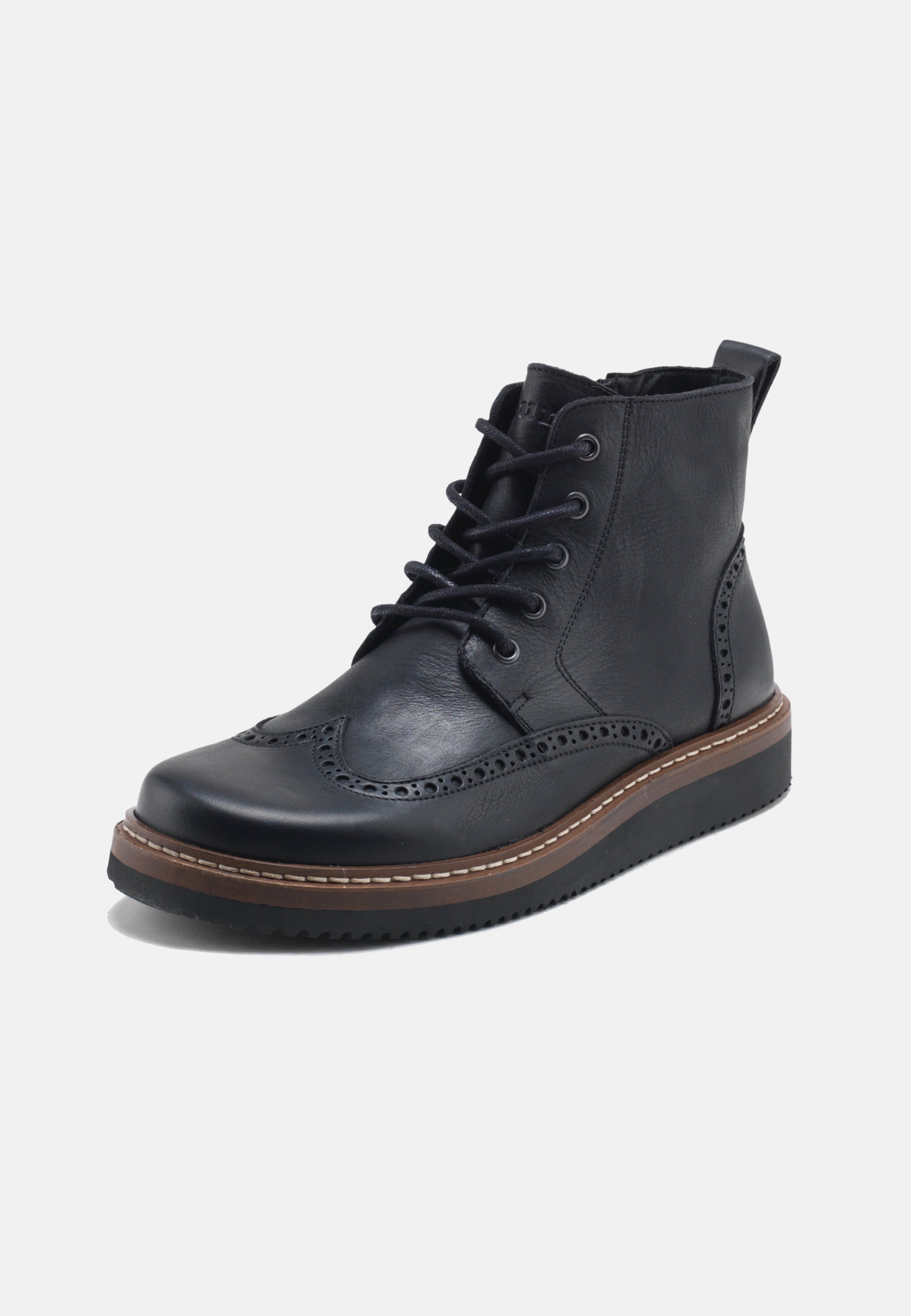 Nature Footwear Signe Støvle Waxy Leather Boot 002 Black