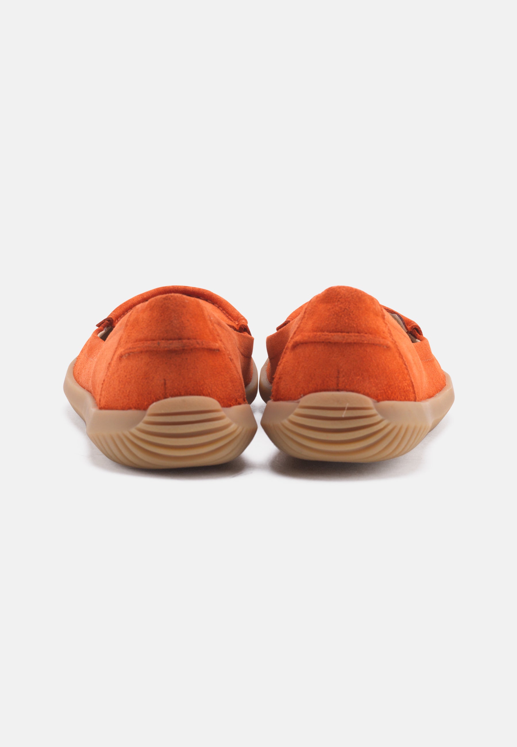 Nature Footwear Tina Loafer Suede læder farve Orange med udtagelig indlægssål og ydersål af naturgummi