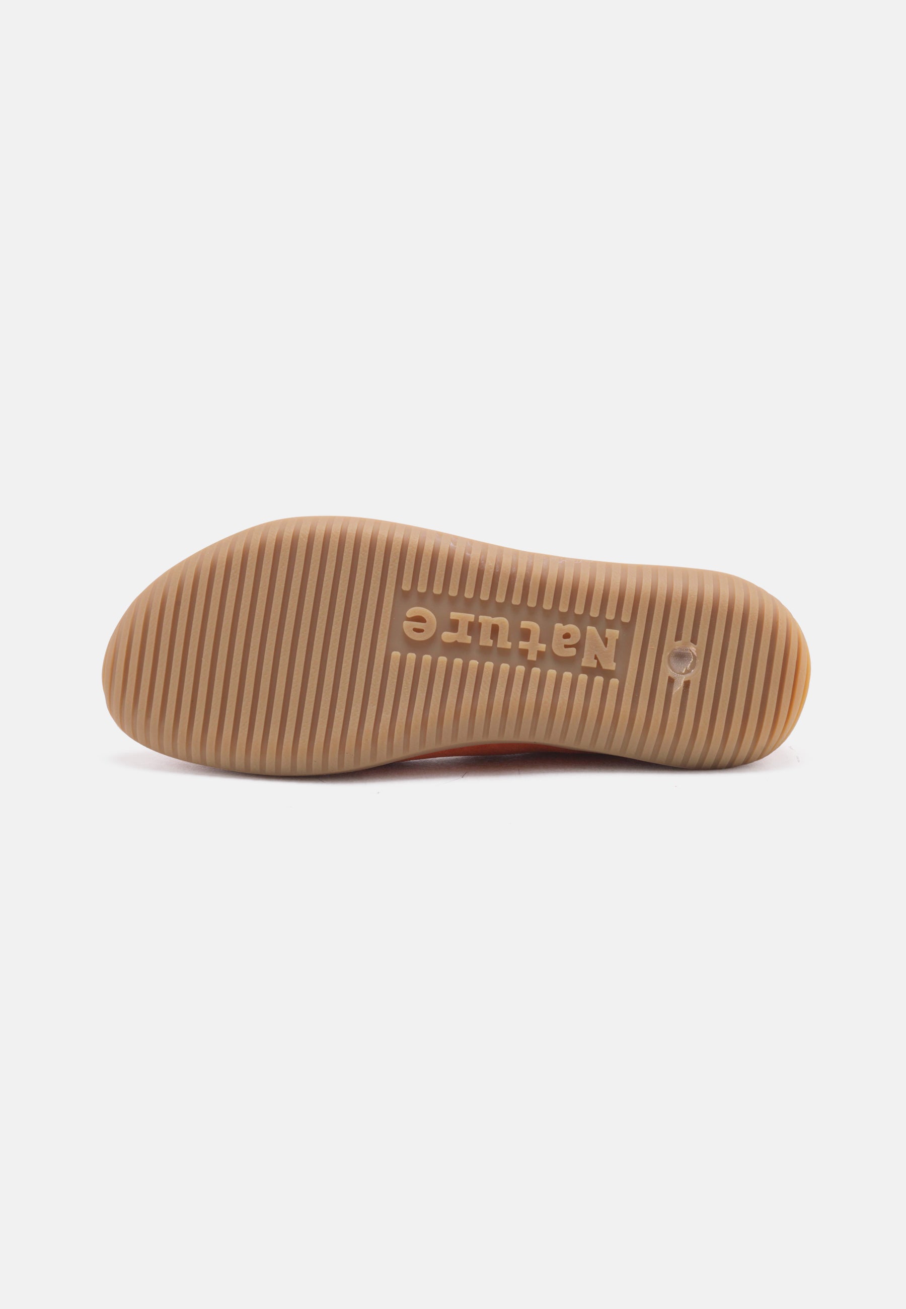 Nature Footwear Tina Loafer Suede læder farve Orange med udtagelig indlægssål og ydersål af naturgummi