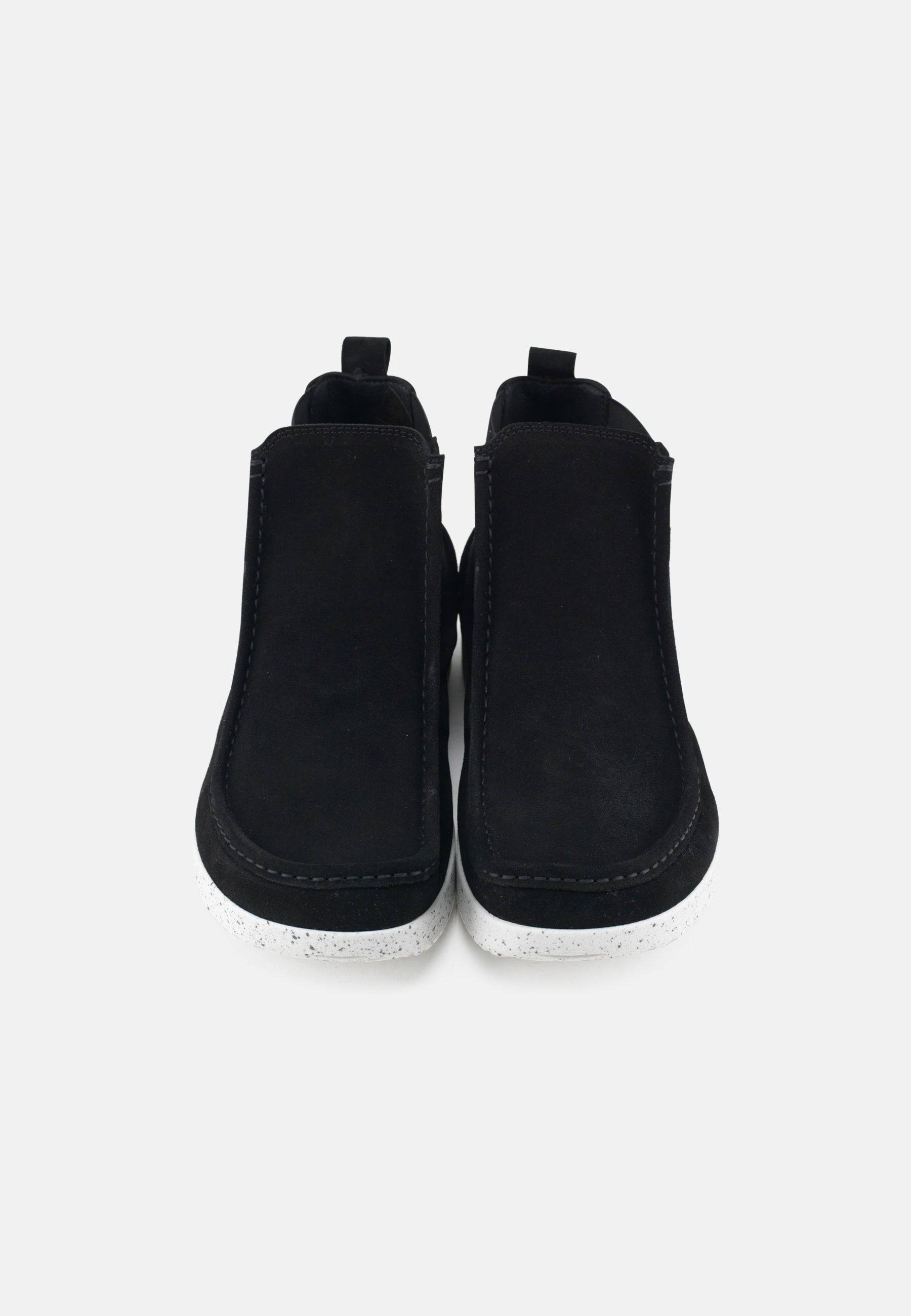Albert Støvle Suede - Black - Nature Footwear