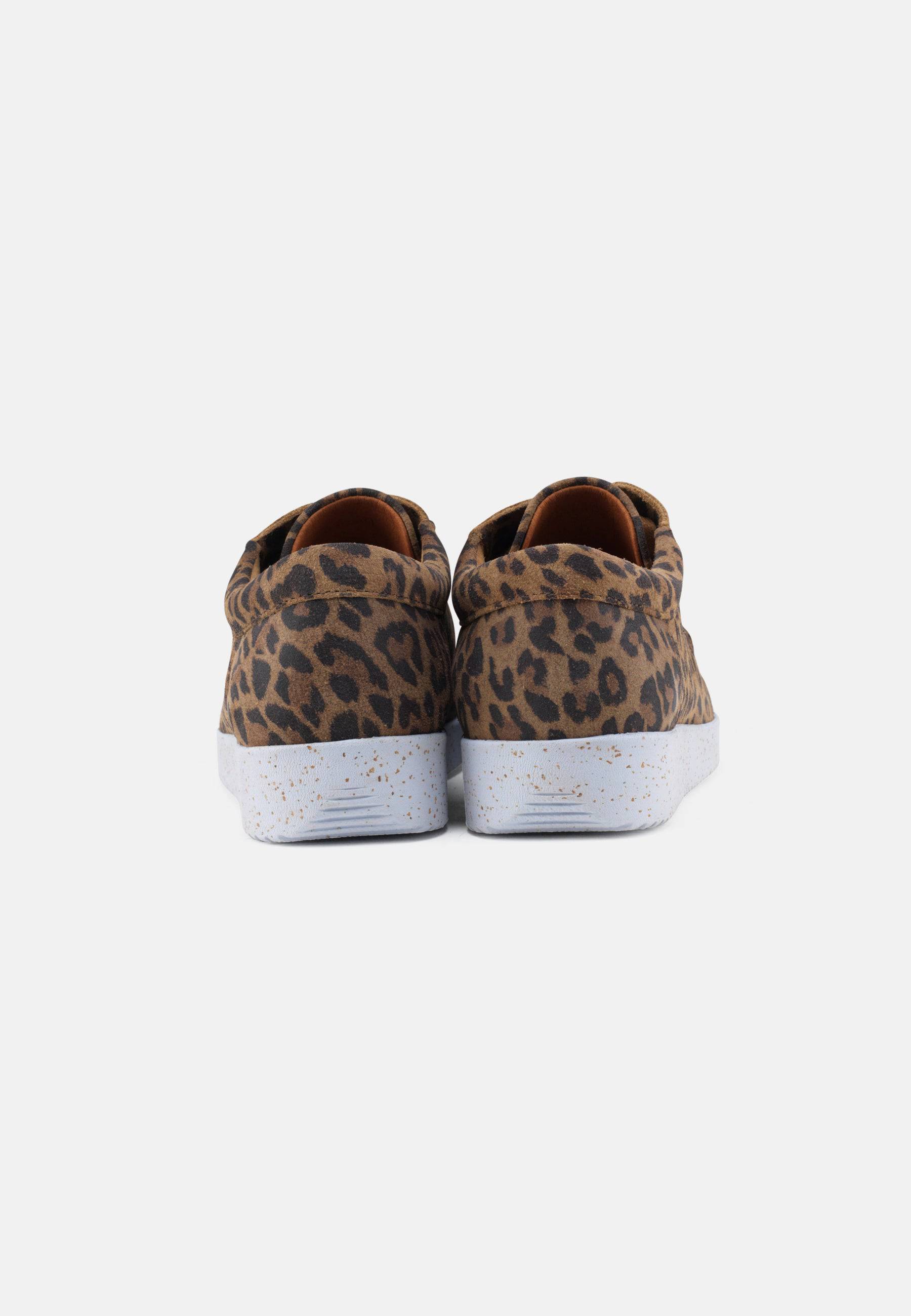 Anna Sko Suede Print - Leopard - Nature Footwear