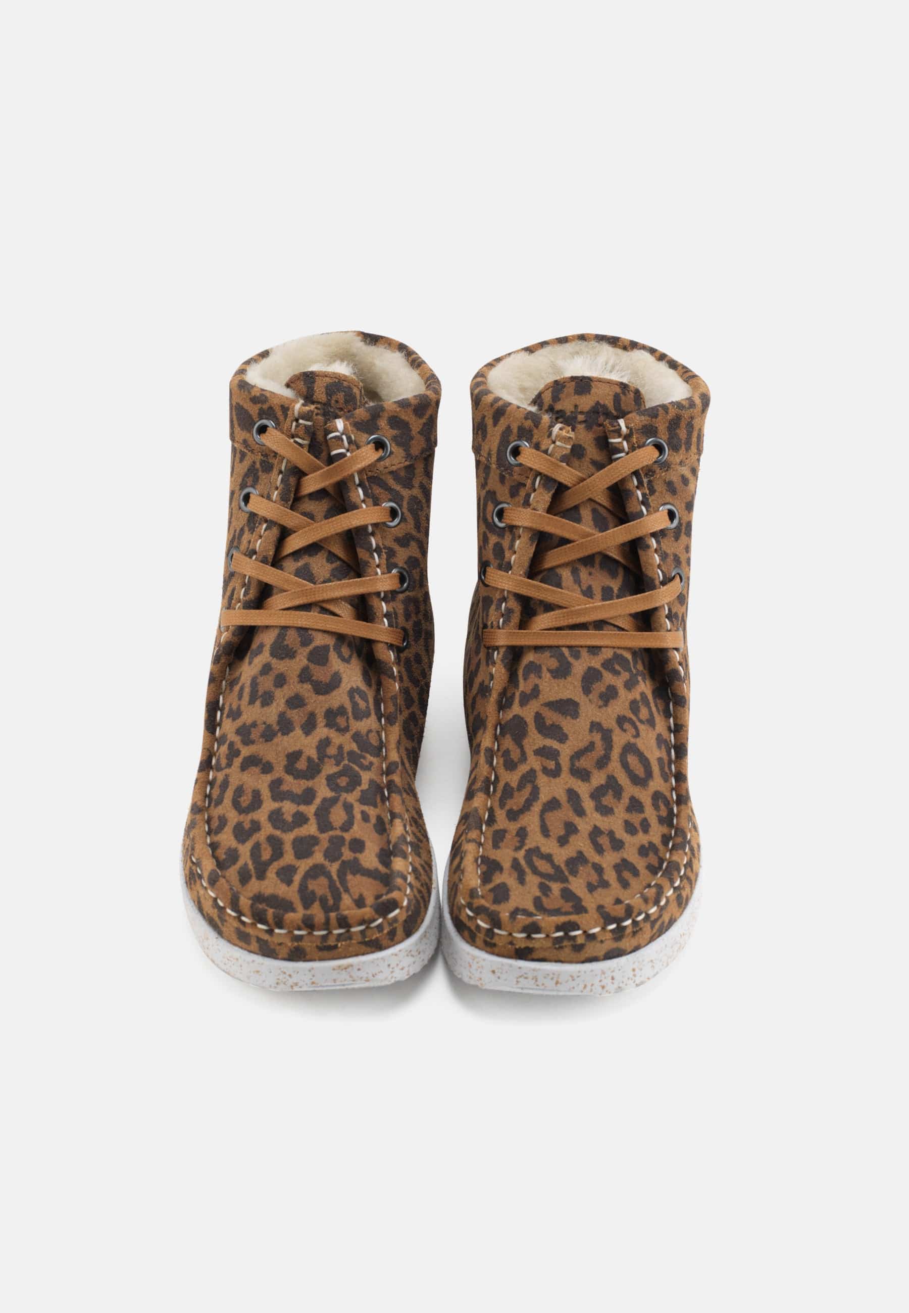 Asta Varmforet Støvle Suede - Leopard - Nature Footwear