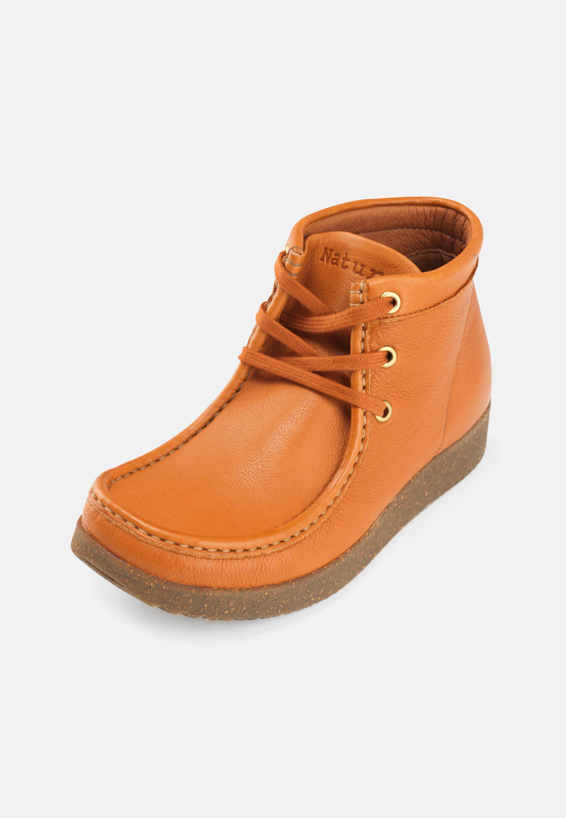 Emma Støvle Eco Leather - Chestnut - Nature Footwear