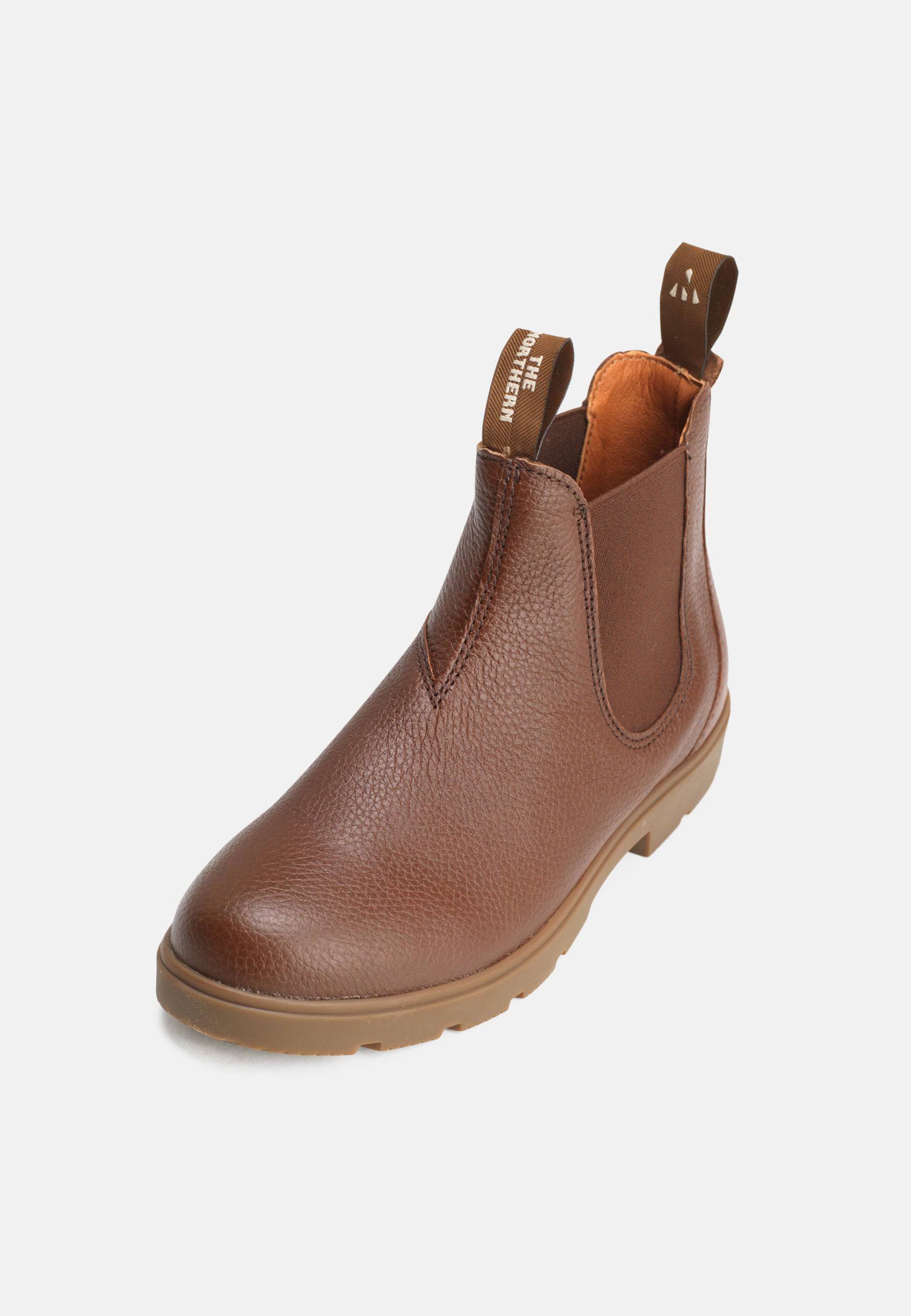 Gorm Støvle Elk Pull Up Leather - Mahogany - Nature Footwear