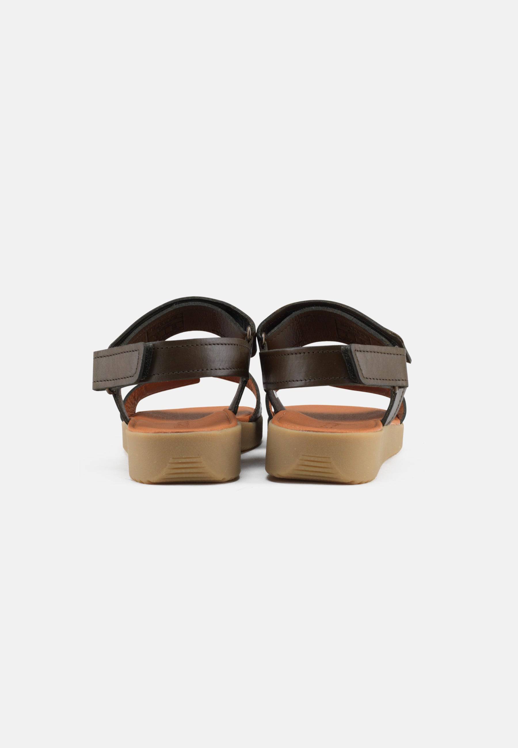 Karen Sandal Pull Up Leather - Olive - Nature Footwear