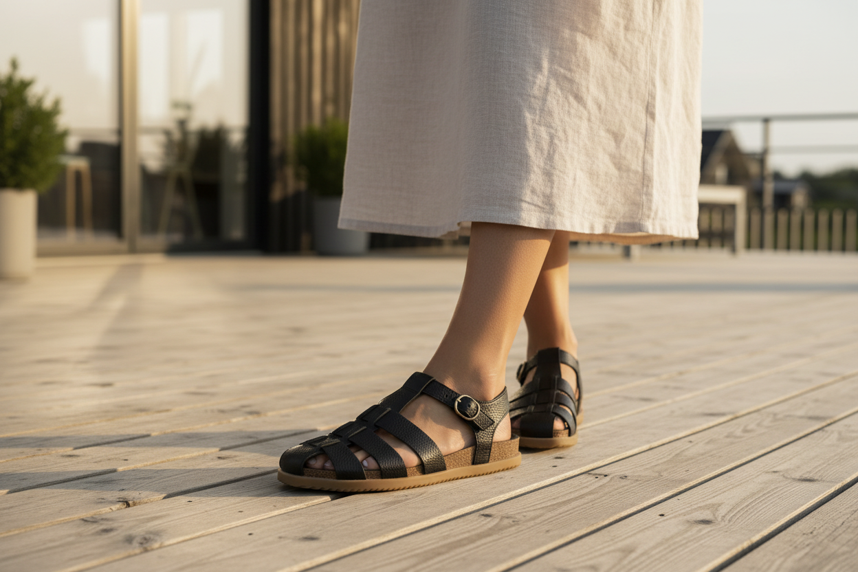 Malene Black Sandal – Summer Lifestyle