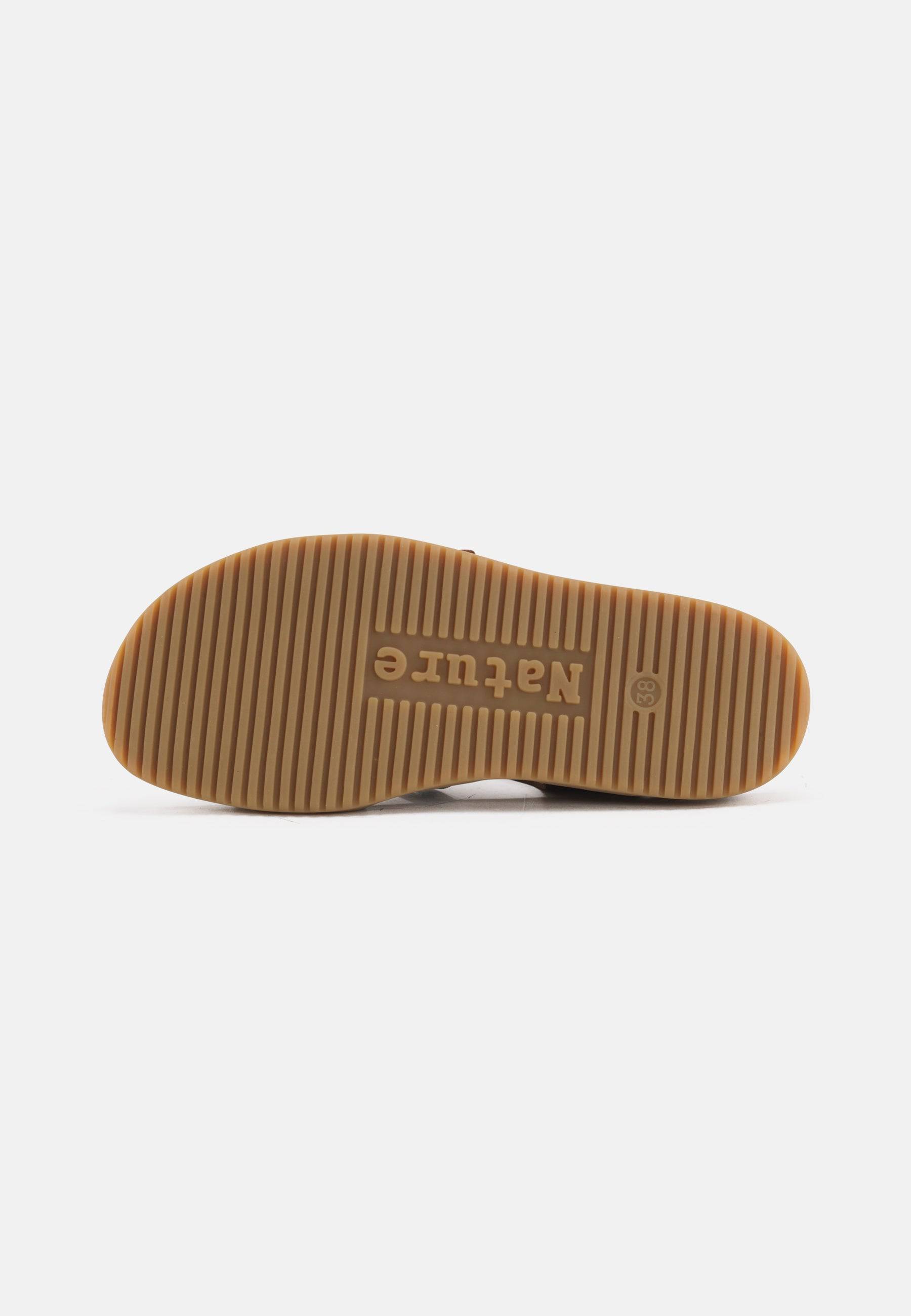 Mette Sandal Leather - Coffee - Nature Footwear