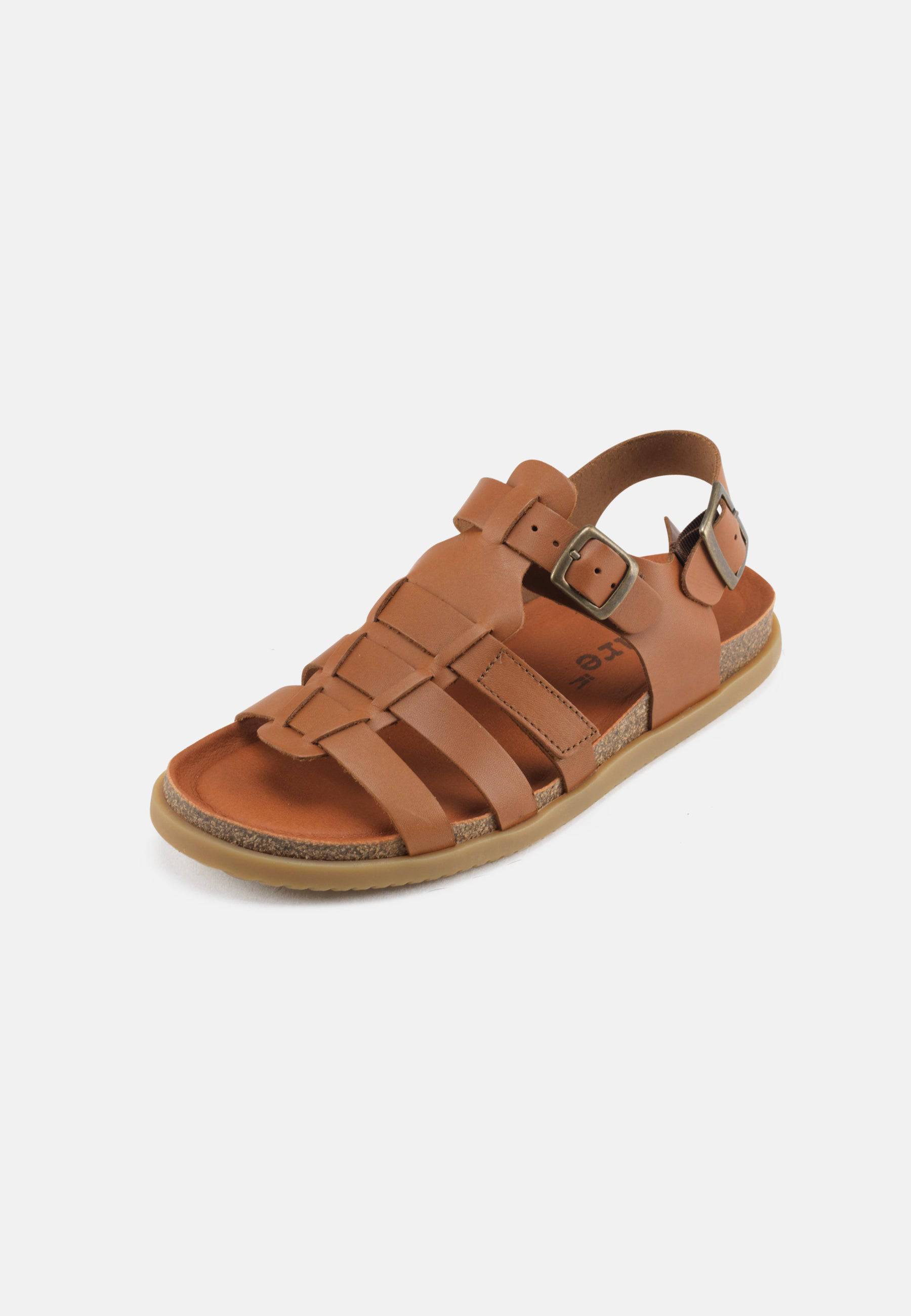 Mette Sandal Leather - Tan - Nature Footwear