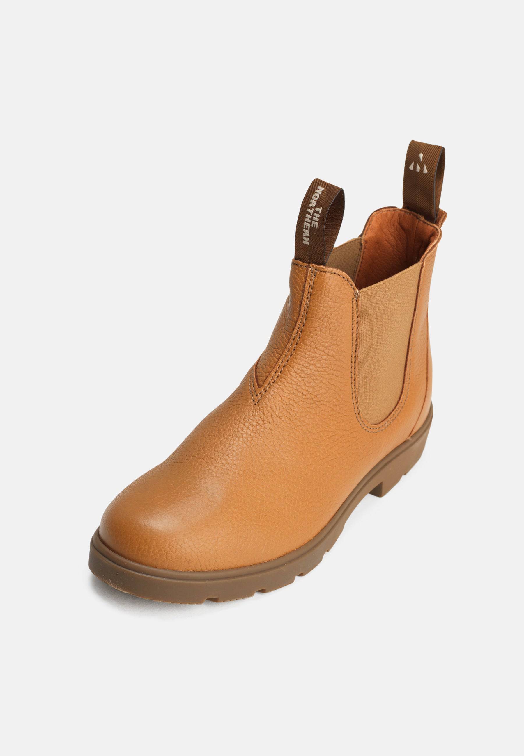 Nora Støvle Elk Pull Up Leather - Chestnut - Nature Footwear