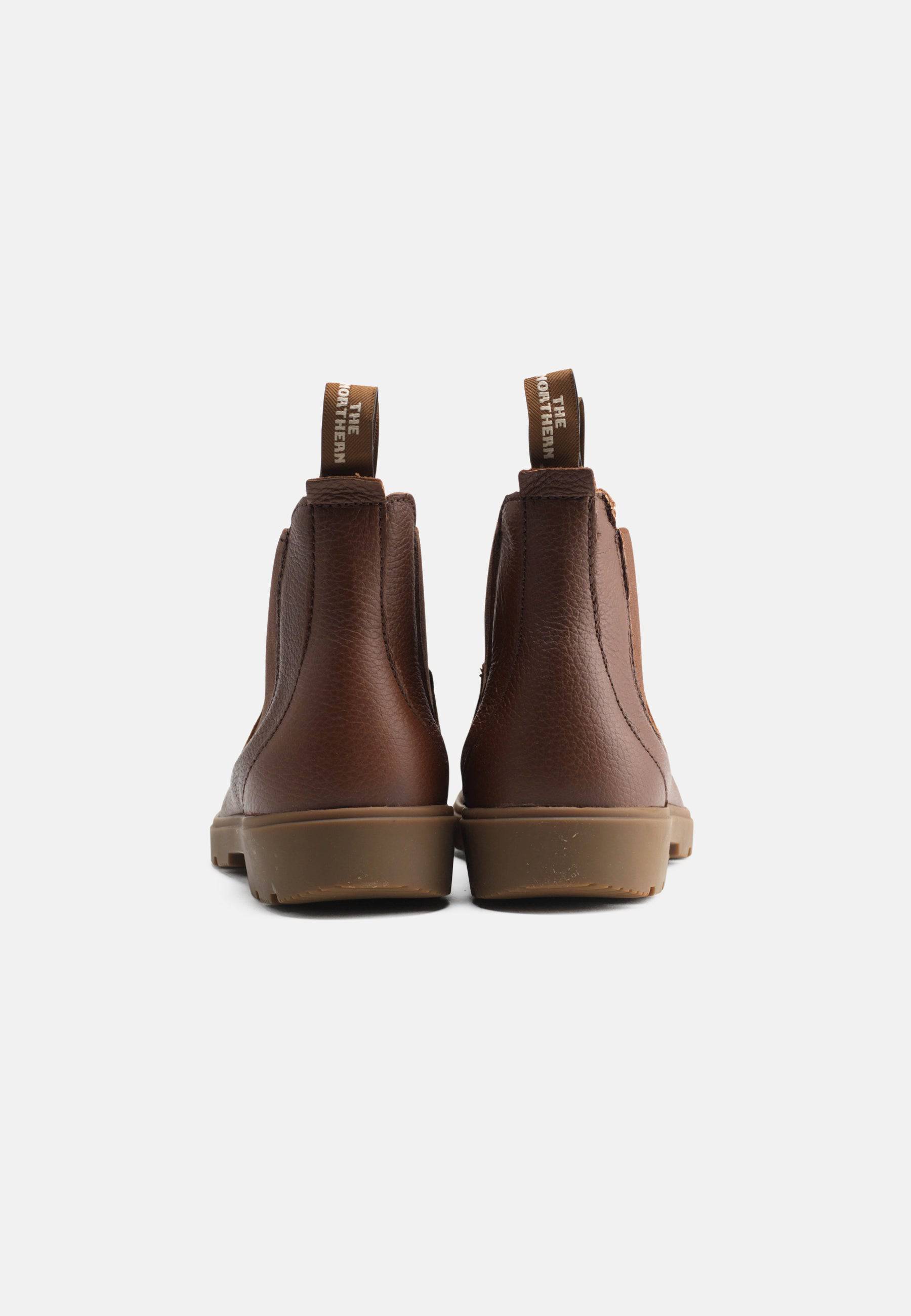 Nora Støvle Elk Pull Up Leather - Mahogany - Nature Footwear