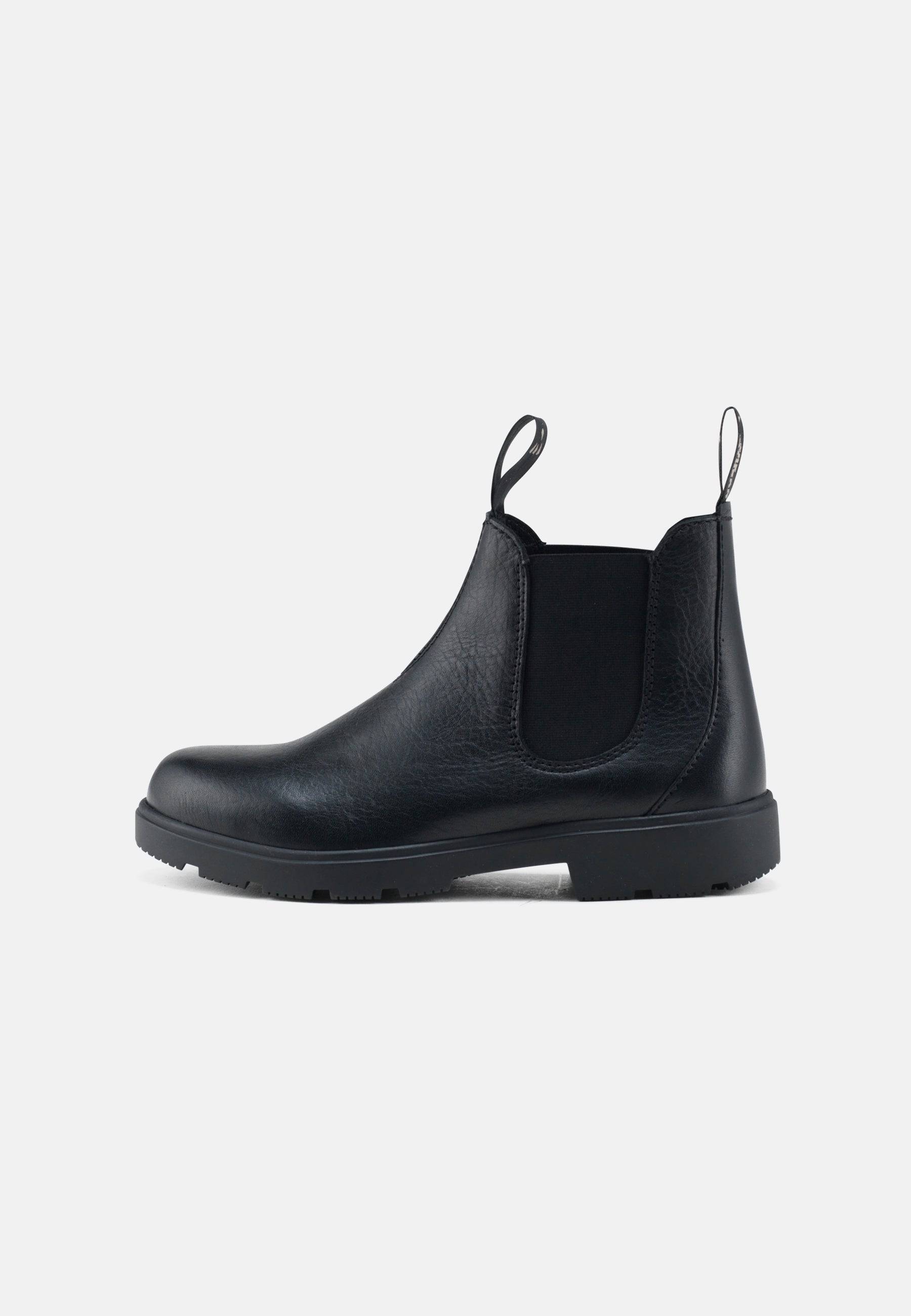 Saga Varmforet Støvle Pull Up Leather - Black - Nature Footwear