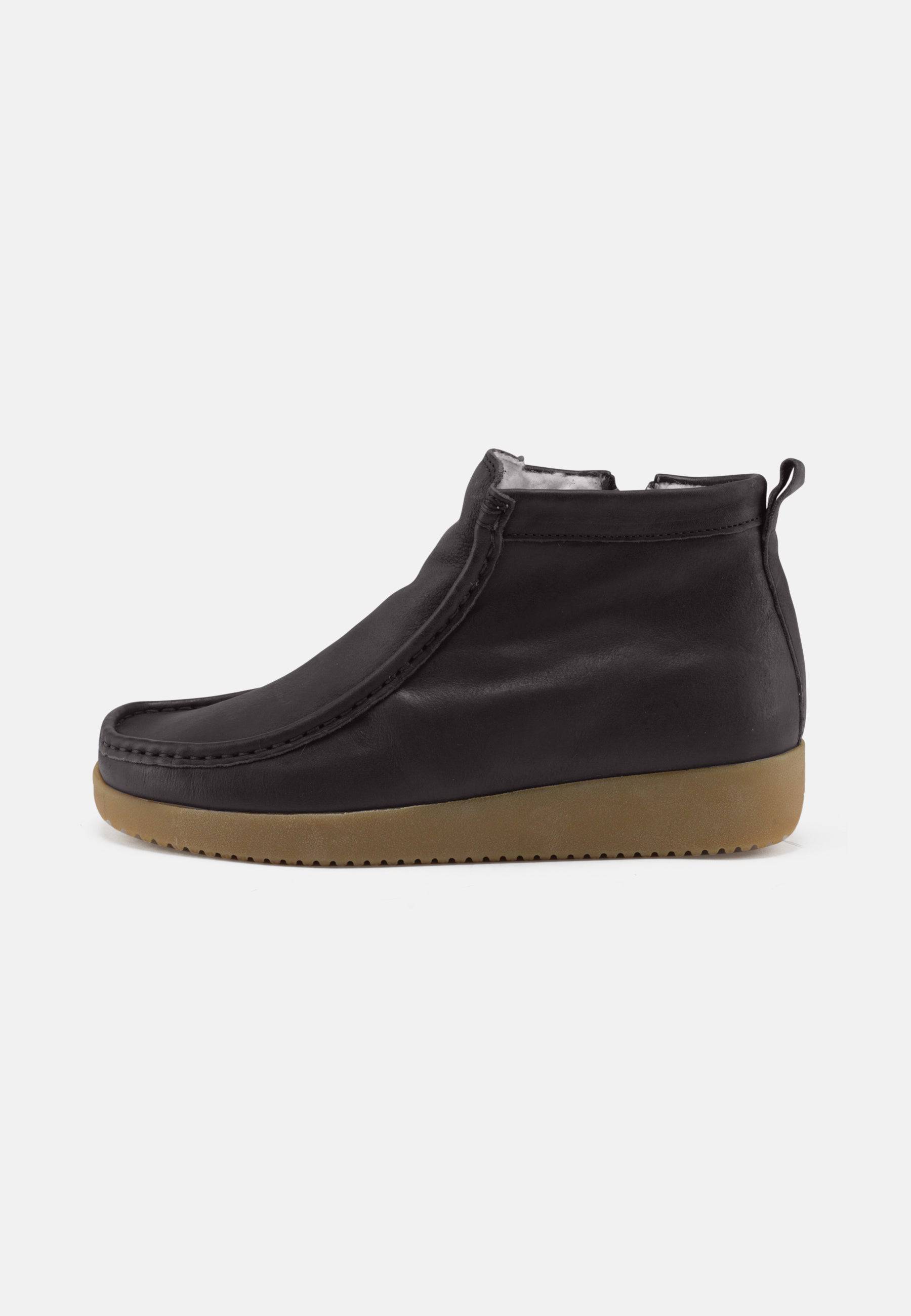 Sofia Warm lined boot Oily Nubuck - Bison