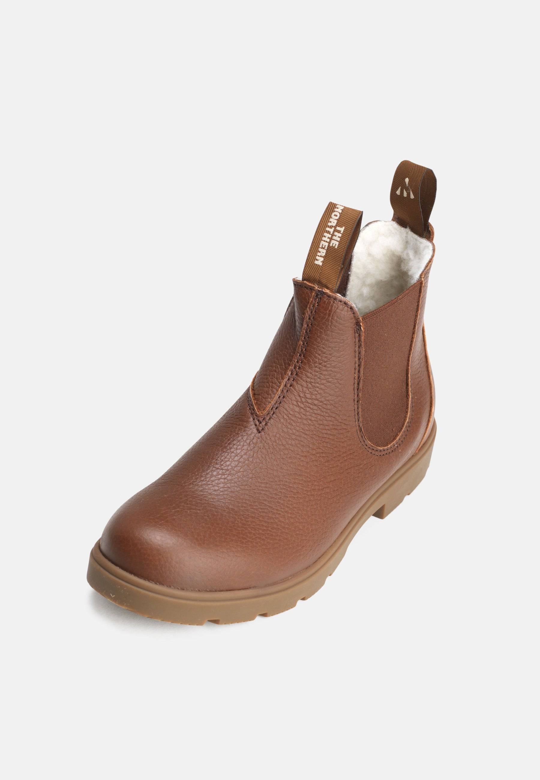 Thor Varmforet Støvle Elk Pull Up Leather - Mahogany - Nature Footwear